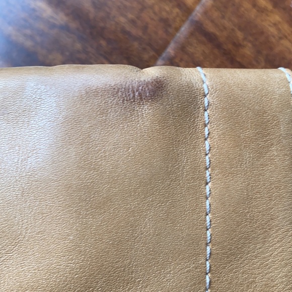 Coach tan leather purse - Picture 8 of 15